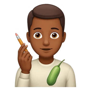 A guy stroking his shit sticker