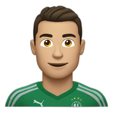 cristiano ronaldo sentado sticker
