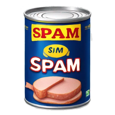 Can of spam sticker
