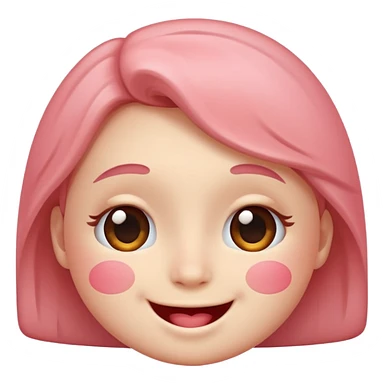 Why blushing emoji face sticker
