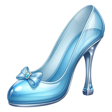 Glass shoe sticker