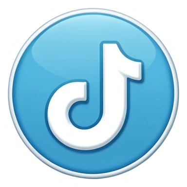 Tiktok Blue tick sticker sticker