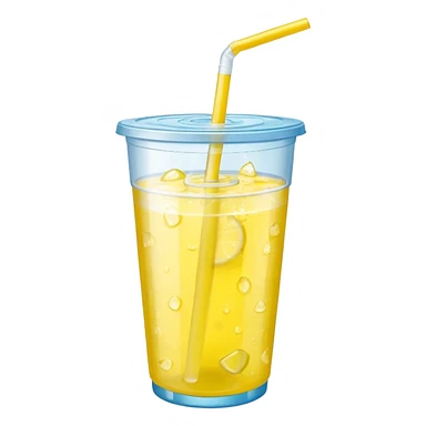 lemonade in a plastic cup sticker