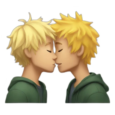 tweek and craig kissing sticker