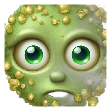 Alien qui vomit des arcs en ciel et pète des paillettes  sticker