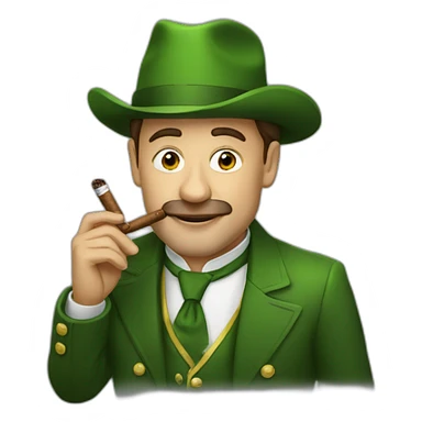 zelenskiy with cigar sticker