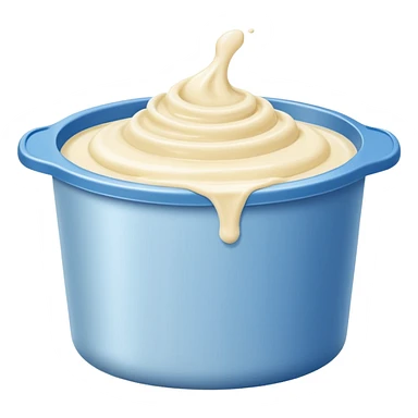 plastic tub creams sticker