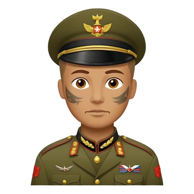 tatooed soldier, Russia ancient sticker