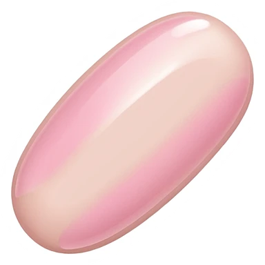 light pink french extension nails sticker