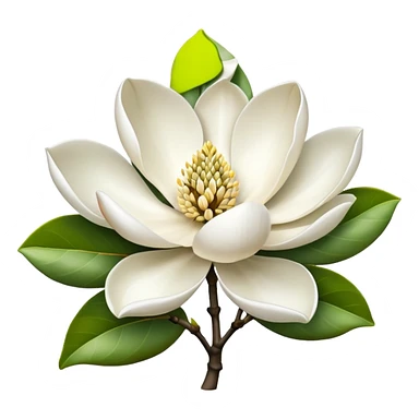 Magnolia,Foliage sticker