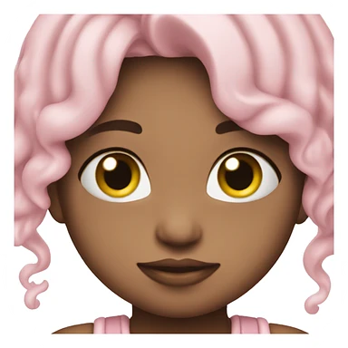 One heart baby pink sticker