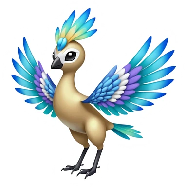 Meloetta-Swablu-Trico-Pokémon-Fakémon-fusion-hybrid-creature sticker