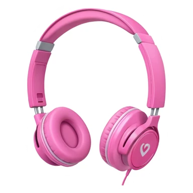 pink headphones sticker
