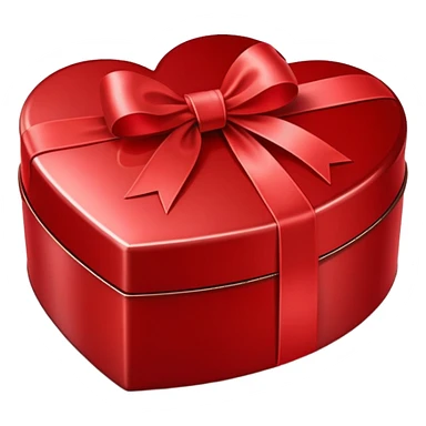 heart chocolate box sticker