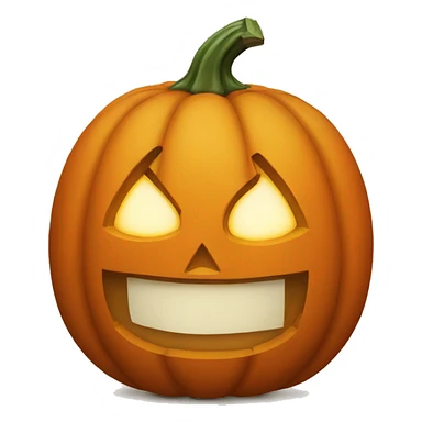 carved pumpkin sticker