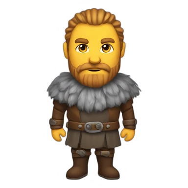 viking-in-a-full-suit sticker