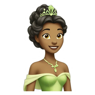 tiana princess sticker