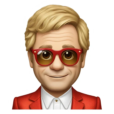 Elton John sticker