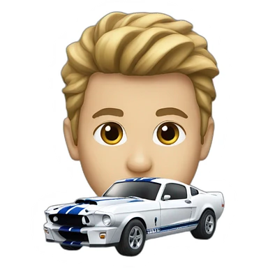 ford mustang shelby sticker