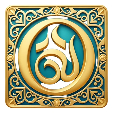 Allah'ın yazısı sticker