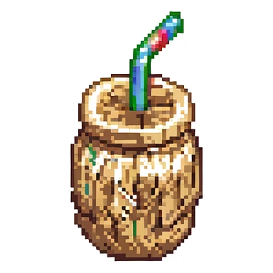 straw simple sticker