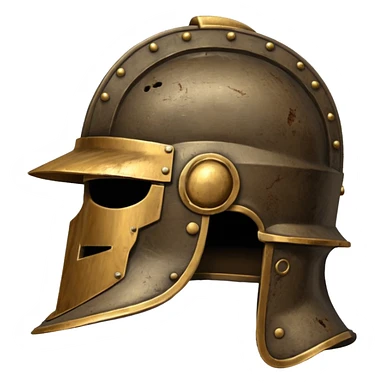 Old roman helmet sticker