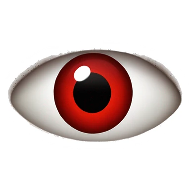 Low red eyes sticker