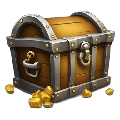 pirate treasure sticker
