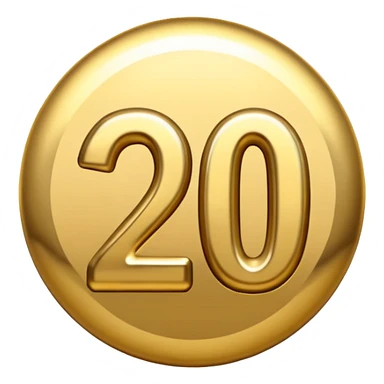 the number 2026 gold sticker
