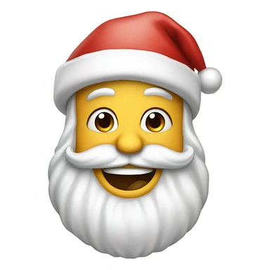 Funny Santa sticker