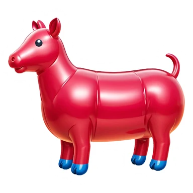  SPAM jeff koons style inflatable meat sculpture  sticker