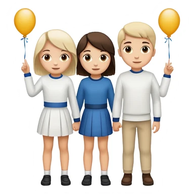 ১৬ডিসেম্বর উপলক্ষে শুভেচ্ছা । A banner is standing with a boy on one side and a girl on the other. sticker