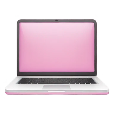 pink laptop sticker