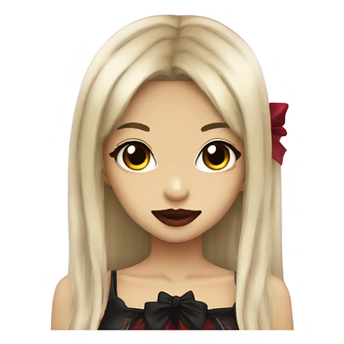 Vampire gyaru girl sticker