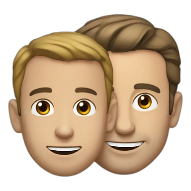 Valentin Demé and Macron sticker