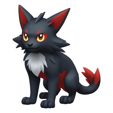 Litten-Zoroark full body sticker