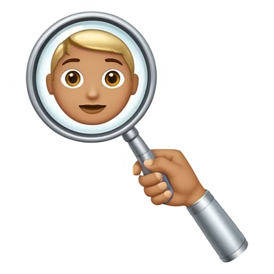 magnification glass arm sticker