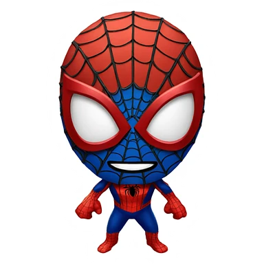 spiderman sonrojado  sticker