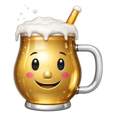 bola de discoteca bebiendo cerveza sticker