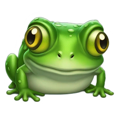 Magic frog sticker