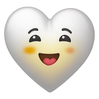 Un coeur avec un E écrit sticker