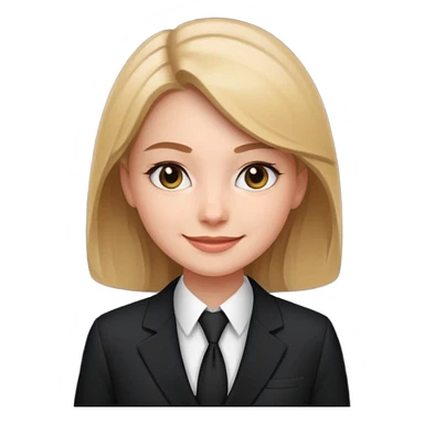 Girl attorney sticker