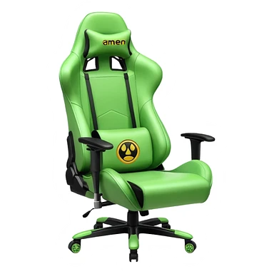 gamer seat green sticker