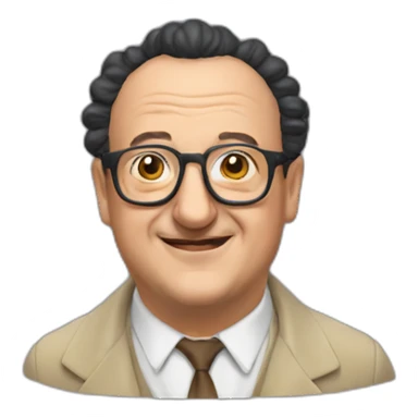 Coluche sticker