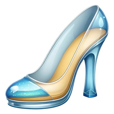 Glass shoe sticker