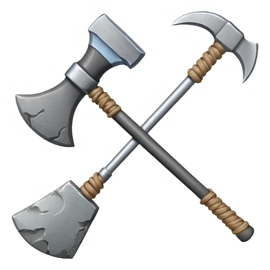 stone ax string sticker