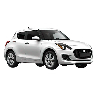 White swift car sticker