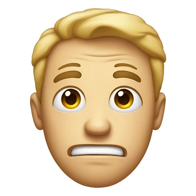 face saying like “thefuck?” or like eughh sticker