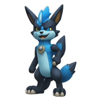 Lucario pokemon sticker