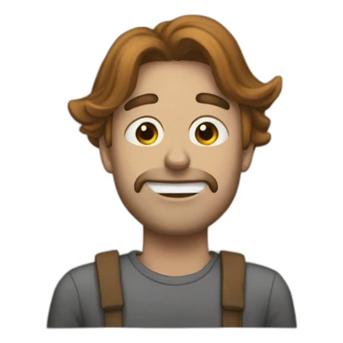 Draw the letters Delovoy sticker